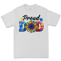 Dove Grey proud dad autism Premium Tee - BarkalooDesign