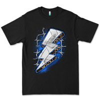 Black volleyball lightning bolt Premium Tee - Zillion Design Studio