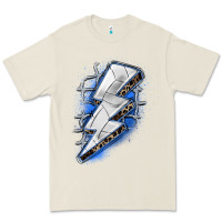 Bone volleyball lightning bolt Premium Tee - Zillion Design Studio