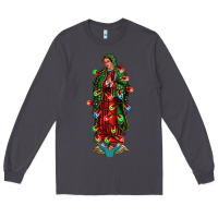Smoke our lady of Guadalupe Christmas Long Sleeve Tee - Jasminsmagicworld