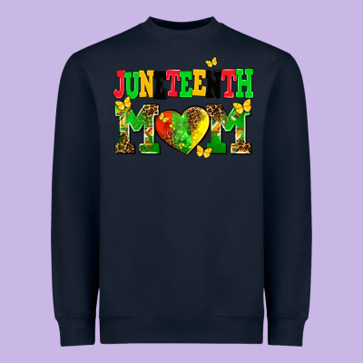 Juneteenth Mom Heavyweight Sweatshirt Designed By Adodesignshop