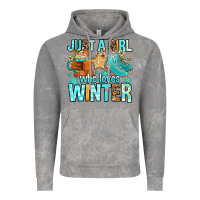 Cloud Rock just a girl who loves winter Vintage Hoodie - FaDigitalArtStudio