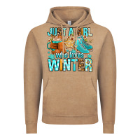 Vintage Coffee just a girl who loves winter Vintage Hoodie - FaDigitalArtStudio