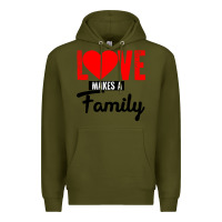 Army Green family love Premium Hoodie - Bettercallsaul