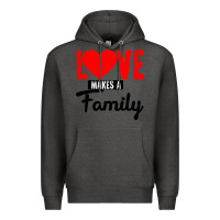 Charcoal Heather family love Premium Hoodie - Bettercallsaul
