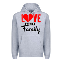 Heather Grey family love Premium Hoodie - Bettercallsaul