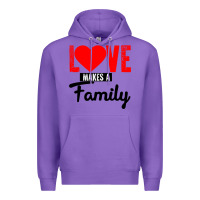 Purple family love Premium Hoodie - Bettercallsaul