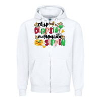 White chip dippin' margarita sippin Zipper Hoodie - MaliasSmallBusiness