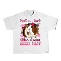 Lunar Rock Just A Girl Love Who Loves Guinea Pigs Urban Heavy Tee - Artiststas