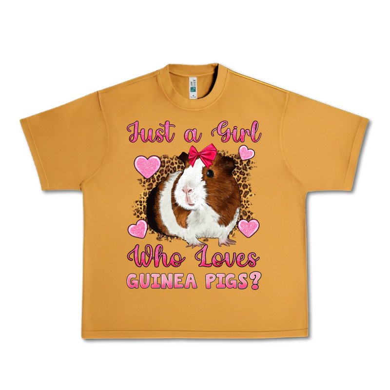 Just A Girl Love Who Loves Guinea Pigs Urban Heavy Tee by Artiststas | Teevron