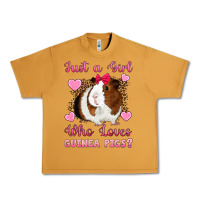 Peanut Butter Just A Girl Love Who Loves Guinea Pigs Urban Heavy Tee - Artiststas
