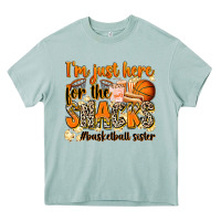 Arona im just here for the snacks basketball sister Heavy Core Tee - Zillion Design Studio