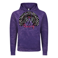 Cloud Purple racing checkered rainbow Vintage Hoodie - JahusDesignShop