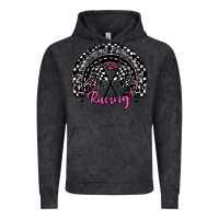 Vintage Black racing checkered rainbow Vintage Hoodie - JahusDesignShop