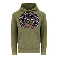 Vintage Olive racing checkered rainbow Vintage Hoodie - JahusDesignShop