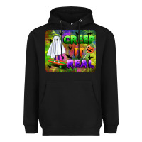 Black creep it real mousepad Heavyweight Hoodie - BundleAndBundleShop
