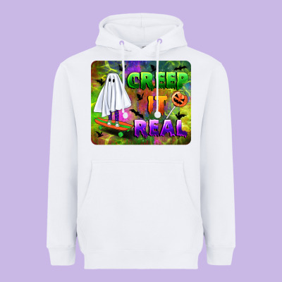 Creep It Real Mousepad Heavyweight Hoodie Designed By Bundleandbundleshop