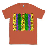 Copper mardi gras leopard brushstrokes Classic Tee - AdoDesignShop