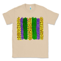 Mushroom mardi gras leopard brushstrokes Classic Tee - AdoDesignShop