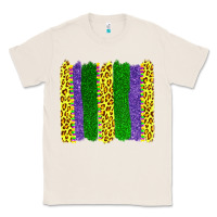 Natural mardi gras leopard brushstrokes Classic Tee - AdoDesignShop