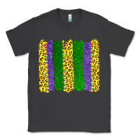 Smoke mardi gras leopard brushstrokes Classic Tee - AdoDesignShop