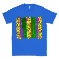 True Royal mardi gras leopard brushstrokes Classic Tee - AdoDesignShop