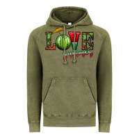 Vintage Olive love summer Vintage Hoodie - CowhideDigitalArt