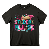 Asphalt student nurse Heavy Core Tee - Zillion Design Studio