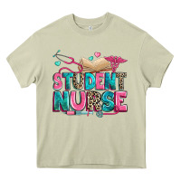 Mossy student nurse Heavy Core Tee - Zillion Design Studio