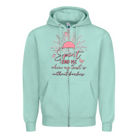 Seafoam spririt religious quote Zipper Hoodie - MaliasSmallBusiness
