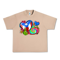 Burro western leopard puerto rico hearts Urban Heavy Tee - AdoDesignShop