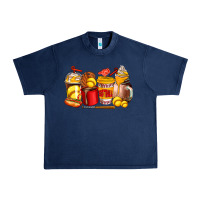 Navy softball coffee cups Urban Heavy Tee - AdoDesignShop