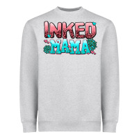 Heather Grey inked mama Heavyweight Sweatshirt - AdoDesignShop