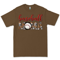 Cacao baseball mama with leopard Premium Tee - texasbilliewilder