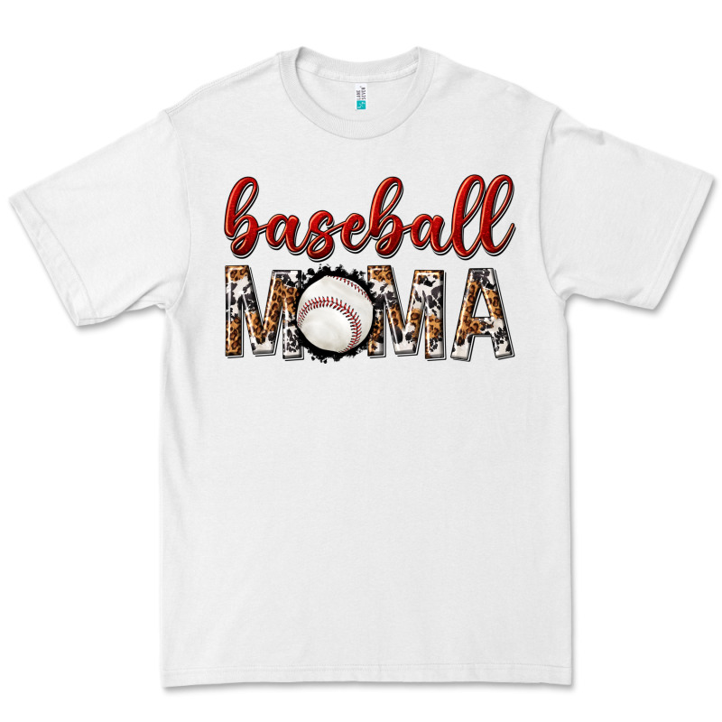 Baseball Mama With Leopard Premium Tee by texasbilliewilder | Teevron