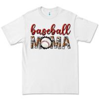 White baseball mama with leopard Premium Tee - texasbilliewilder