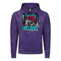 Cloud Purple literally freezing skull Vintage Hoodie - FaDigitalArtStudio