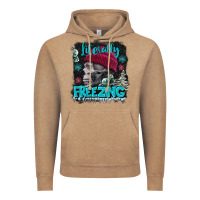 Vintage Coffee literally freezing skull Vintage Hoodie - FaDigitalArtStudio