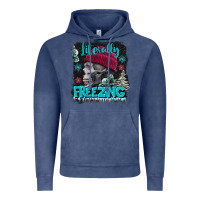 Vintage Denim literally freezing skull Vintage Hoodie - FaDigitalArtStudio