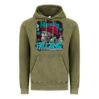 Vintage Olive literally freezing skull Vintage Hoodie - FaDigitalArtStudio