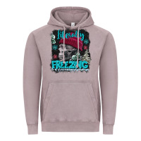 Vintage Zinc literally freezing skull Vintage Hoodie - FaDigitalArtStudio
