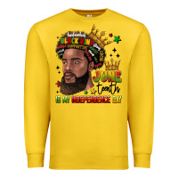 Lemon juneteenth is my independence day Premium Sweatshirt - LillyAllenDesigns