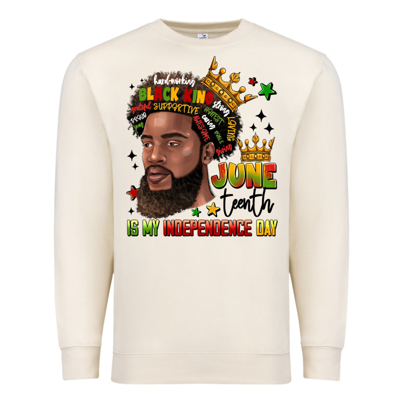 Juneteenth Is My Independence Day Premium Sweatshirt by LillyAllenDesigns | Teevron