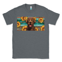 Western Chocolate Labrador License Plate Classic Tee | Teevron