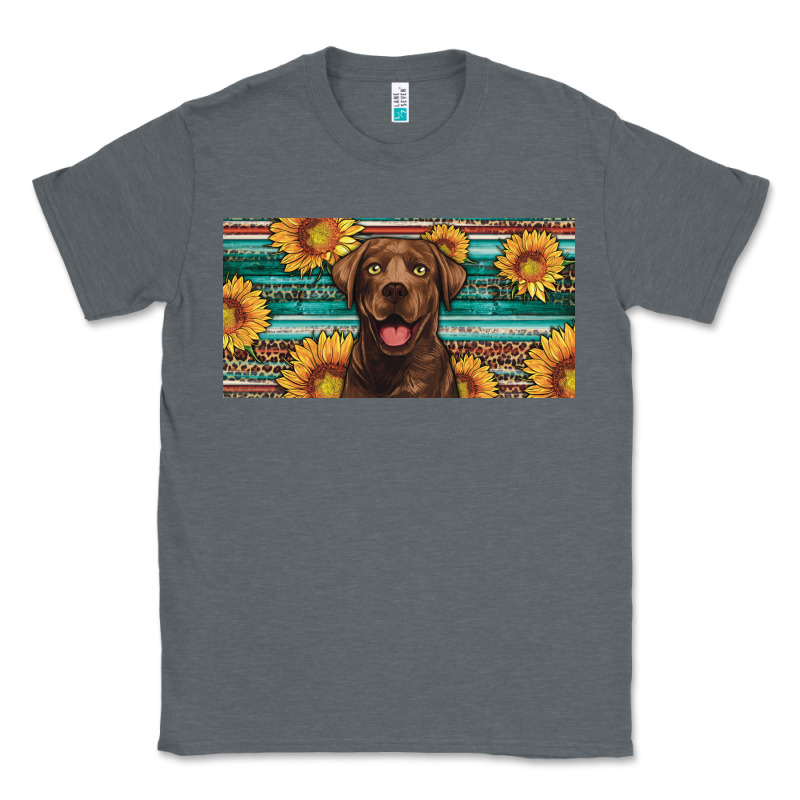 Western Chocolate Labrador License Plate Classic Tee by Artiststas | Teevron