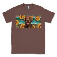 Chestnut western chocolate labrador license plate Classic Tee - Artiststas