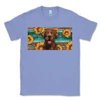 Colony Blue western chocolate labrador license plate Classic Tee - Artiststas