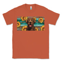 Copper western chocolate labrador license plate Classic Tee - Artiststas