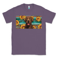 Lavender western chocolate labrador license plate Classic Tee - Artiststas