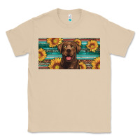 Mushroom western chocolate labrador license plate Classic Tee - Artiststas